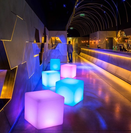 Светильник Куб 35 питание от сети 220В, RGB