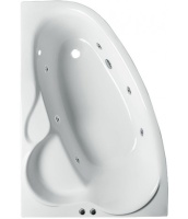 Ванна Relisan Ariadna 140x100 (Левая) с гидромассажем