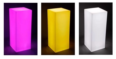 Светильник Колонна 30х80 питание от сети 220, RGB